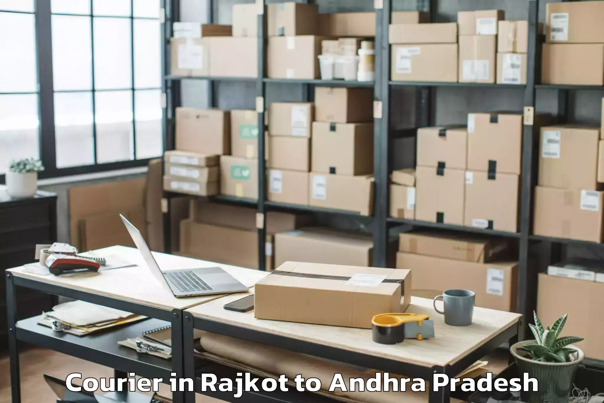 Book Rajkot to Markapur Courier Online